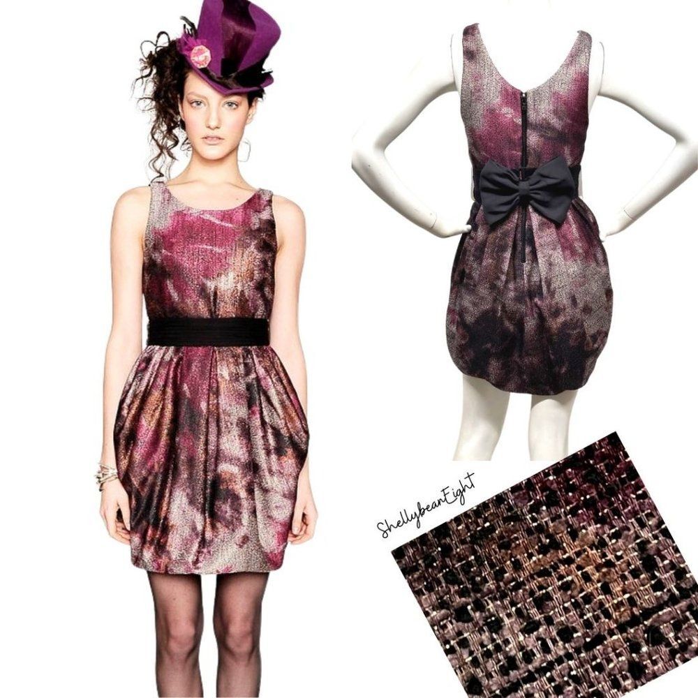 ALICE + OLIVIA Marie Kardashian Dress BOW Belt 4